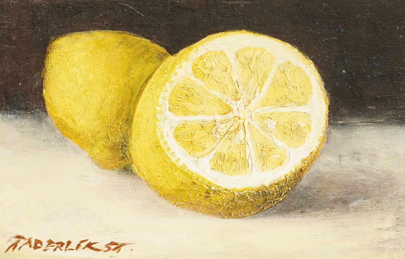 Arnošt Paderlík — Žluté zátiší (Citróny)