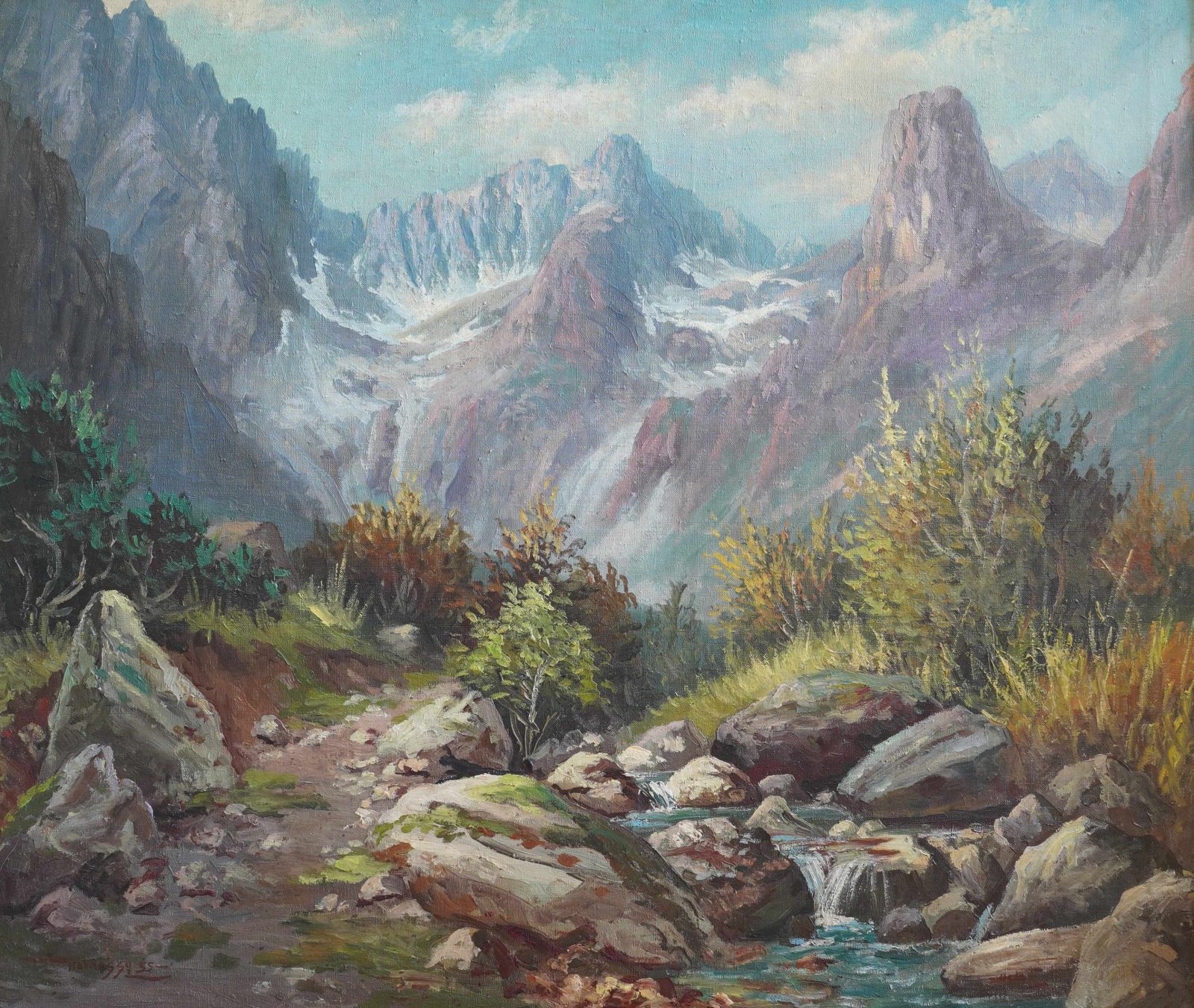 František Holdossy — Cesta k Zelenému plesu (Vysoké Tatry)