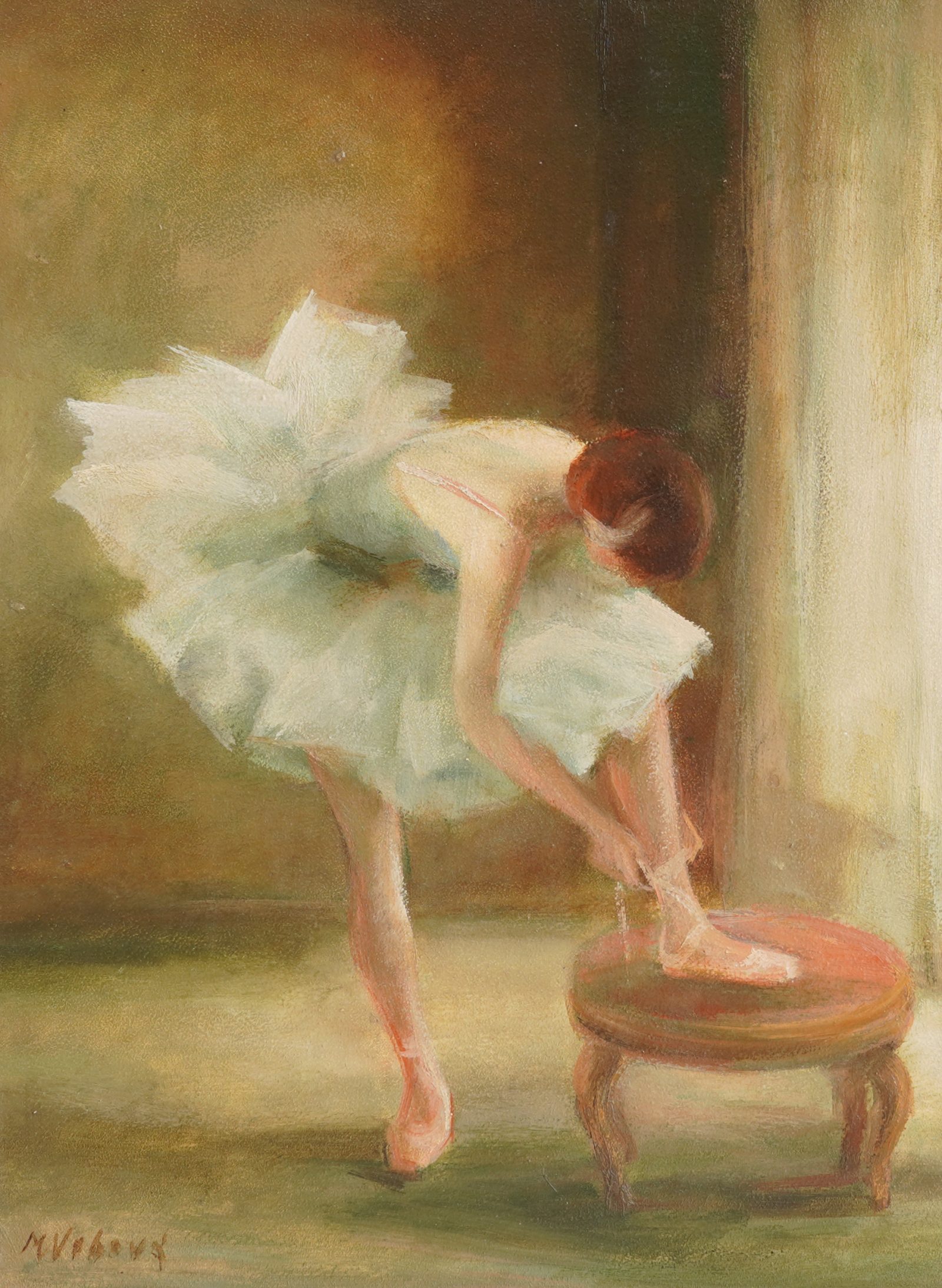 Miloslava Vrbová — Uvazování stuhy