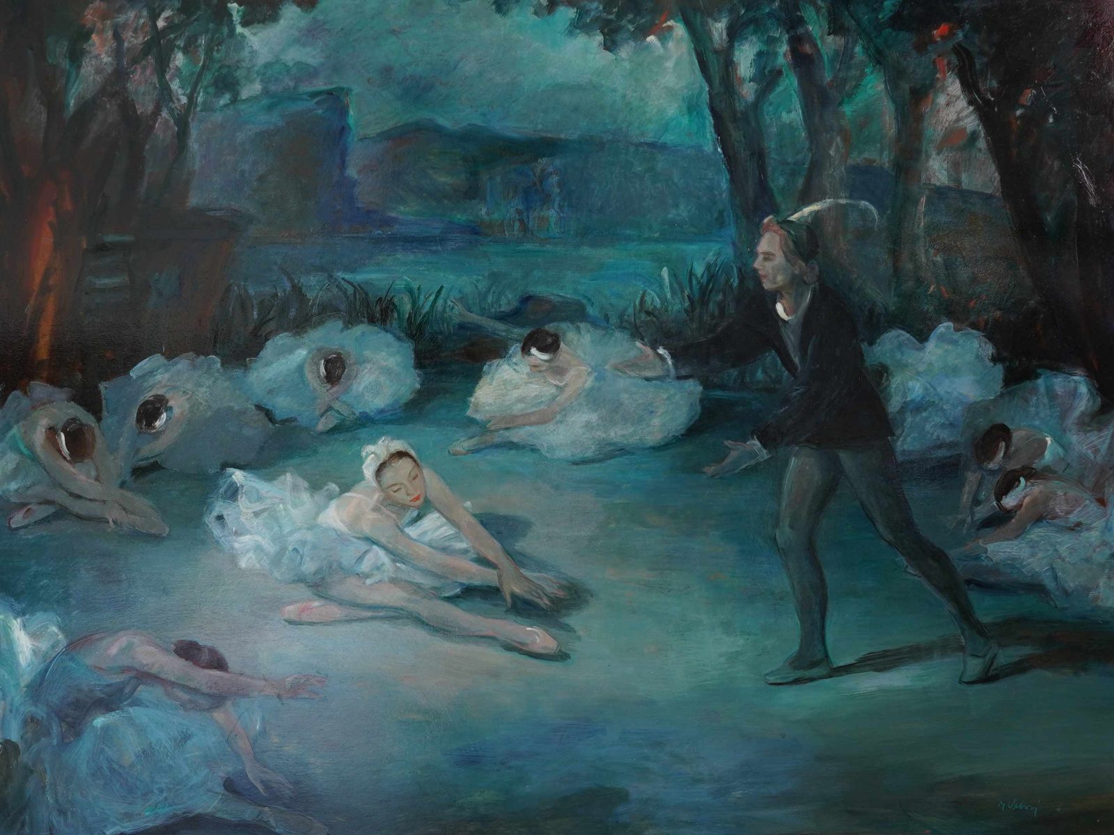 Miloslava Vrbová — Setkání na jezeře (Princ a Odette)